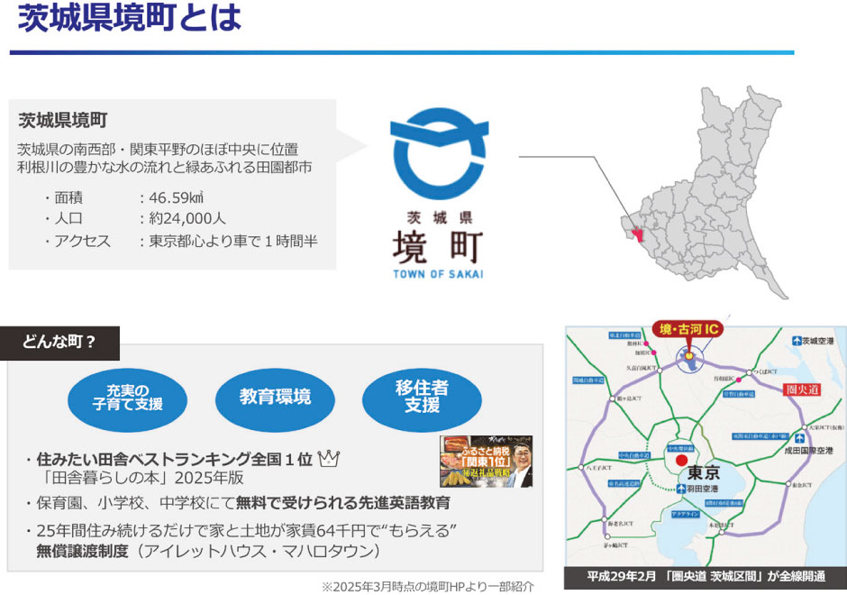 官民連携で「稼ぐ地域」を実現する。<br>茨城県境町の成功モデルを全国へ